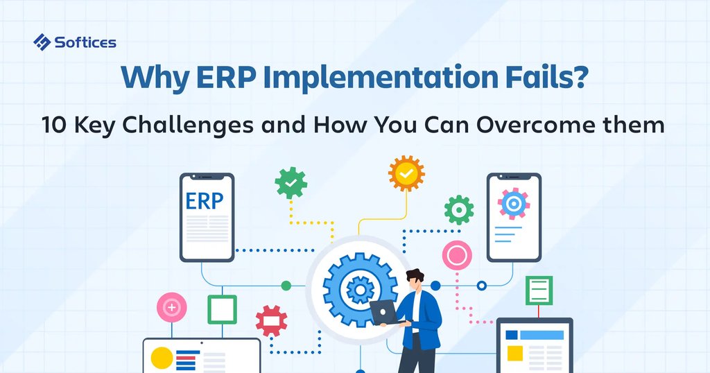 Top 10 Challenges in ERP Implementation - Cover Image